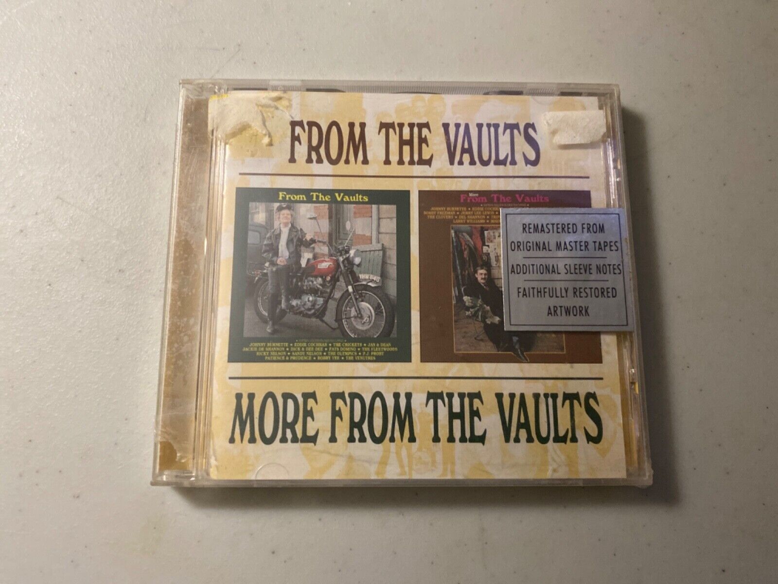 FROM THE VAULTS AND MORE FROM THE VAULTS AUDIO CD 1999 UK PRESS NEW & SEALED