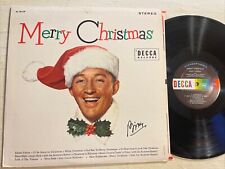 Bing Crosby Merry Christmas LP Decca Stereo 60’s Press Holiday + Inner VG+/M- picture