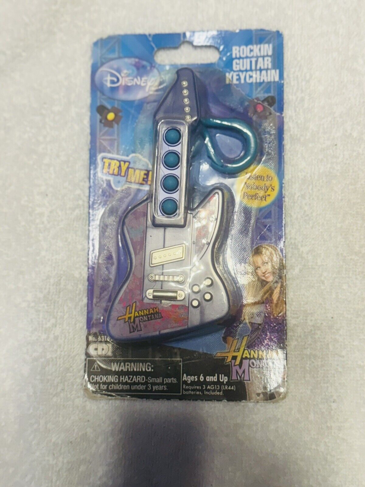 NEW Hannah Montana Rockin Guitar Keychain Musical by Disney TV Show Collectible