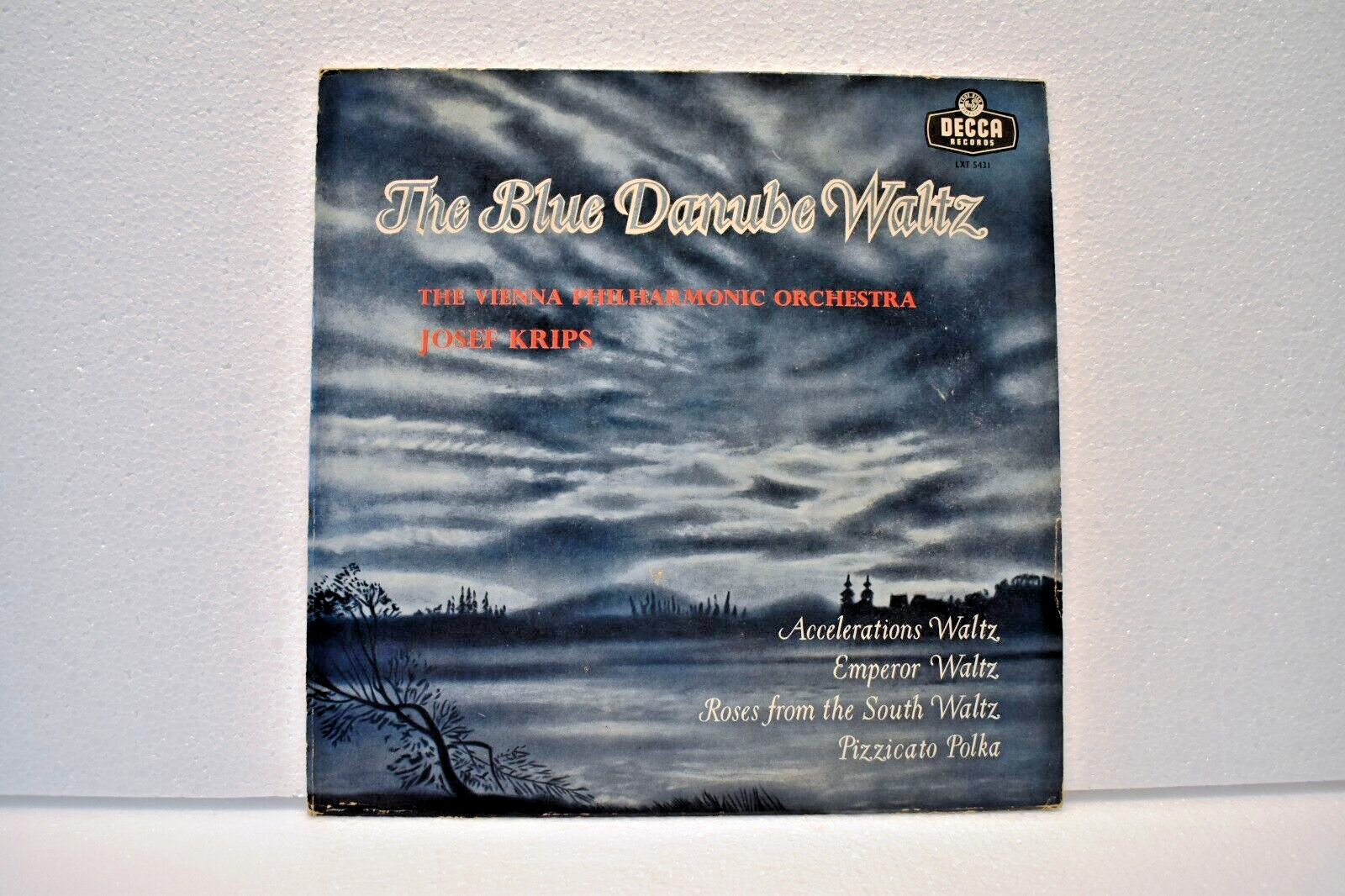 Vintage Vinyl Lp Record Josef Krips & The Vienna Philharmonic Orchestra The Blue