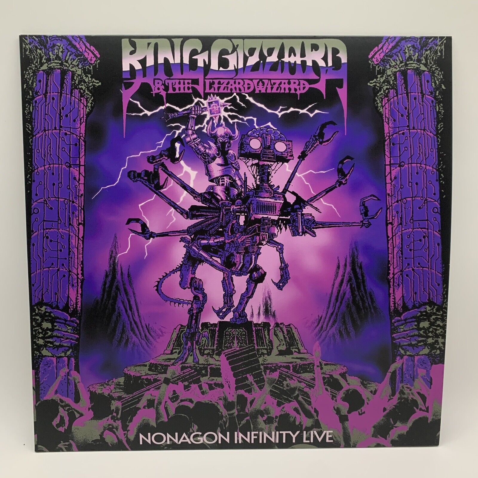 King Gizzard And The Lizard Wizard Nonagon Infinity Purple Holographic Vinyl