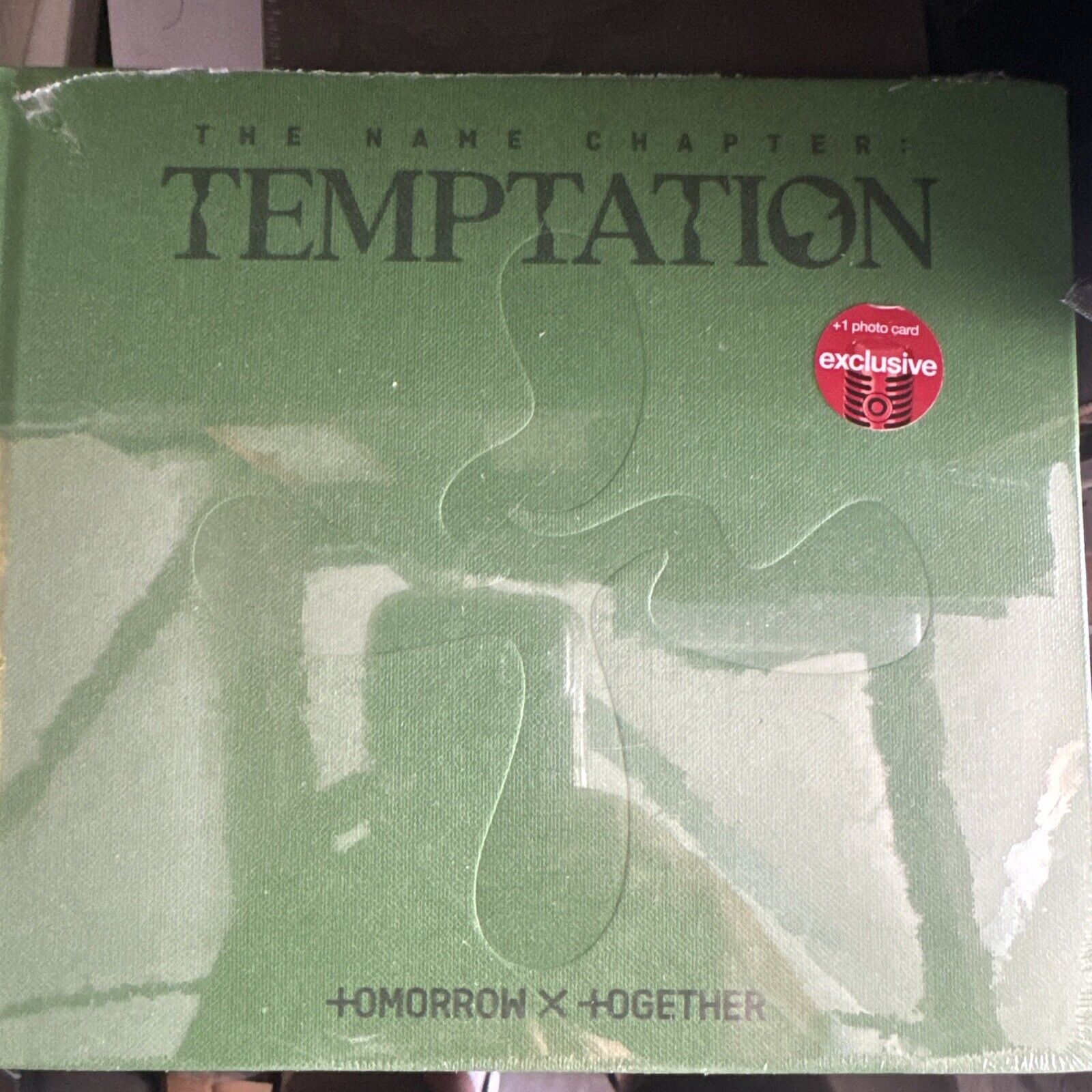 The Name Chapter: Temptation - Tomorrow X Together + Photo Card Green *New*