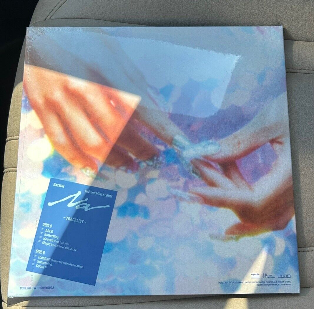 NAYEON TWICE NA LIMITED EXCLUSIVE (BLUE HAZE) VINYL LP *IN HAND, SHIP TODAY*
