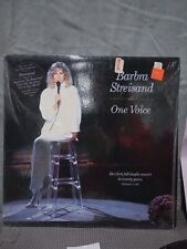 Vintage 80s Barbra Streisand One Voice Vinyl Record Album LP 1987 Concert 1986 picture