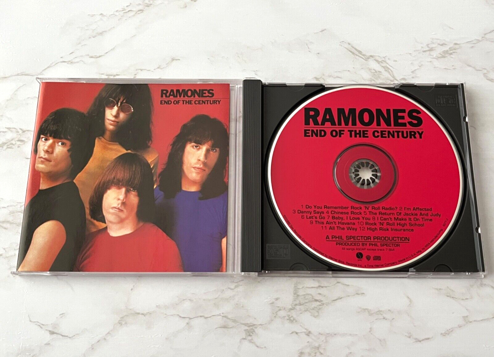 Ramones End Of The Century CD Sire/Warner 6077-2 Joey Ramone, Dee Dee OOP