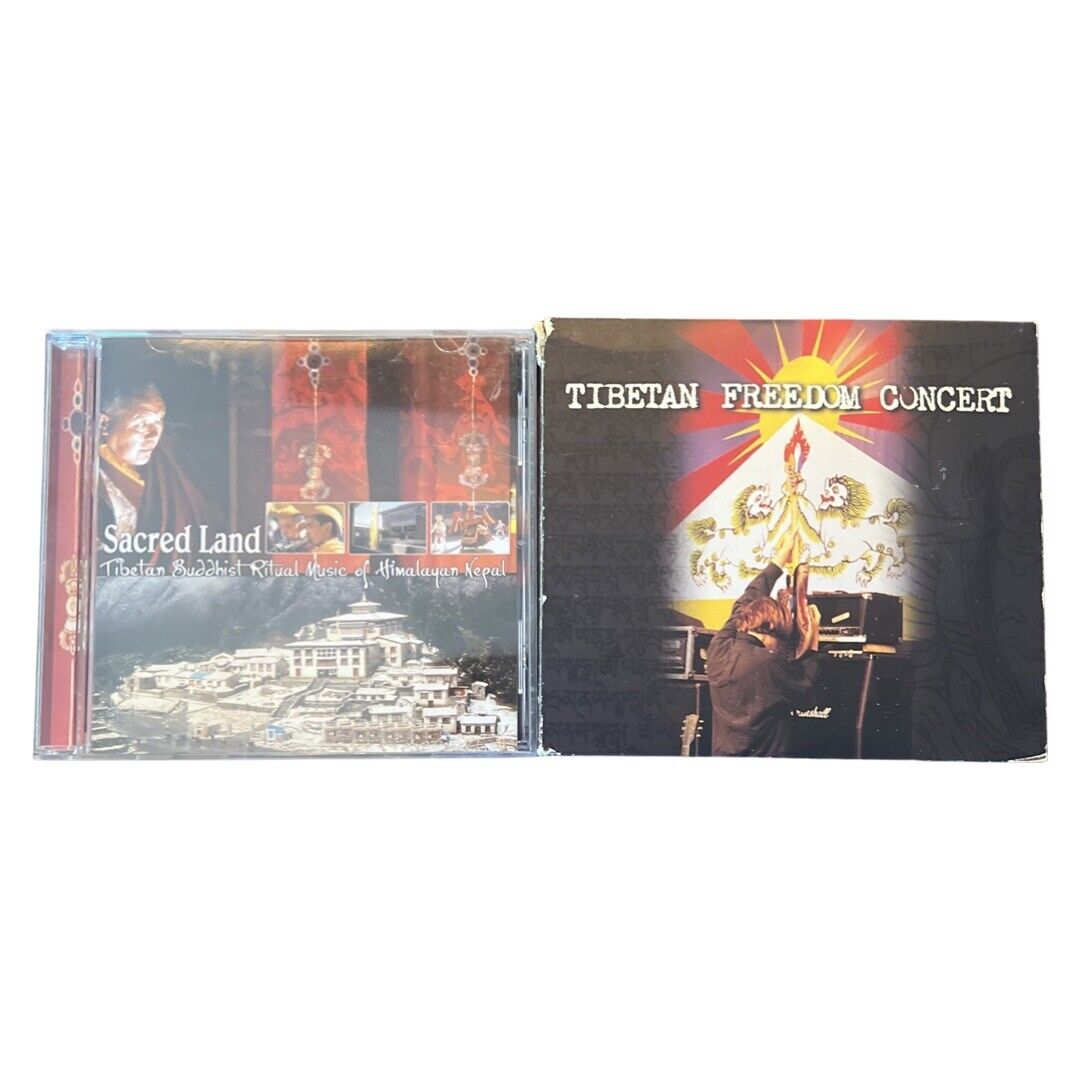 CD Lot TIBETAN BUDDHIST MONKS - SACRED LAND And Tibetan Freedom Concert