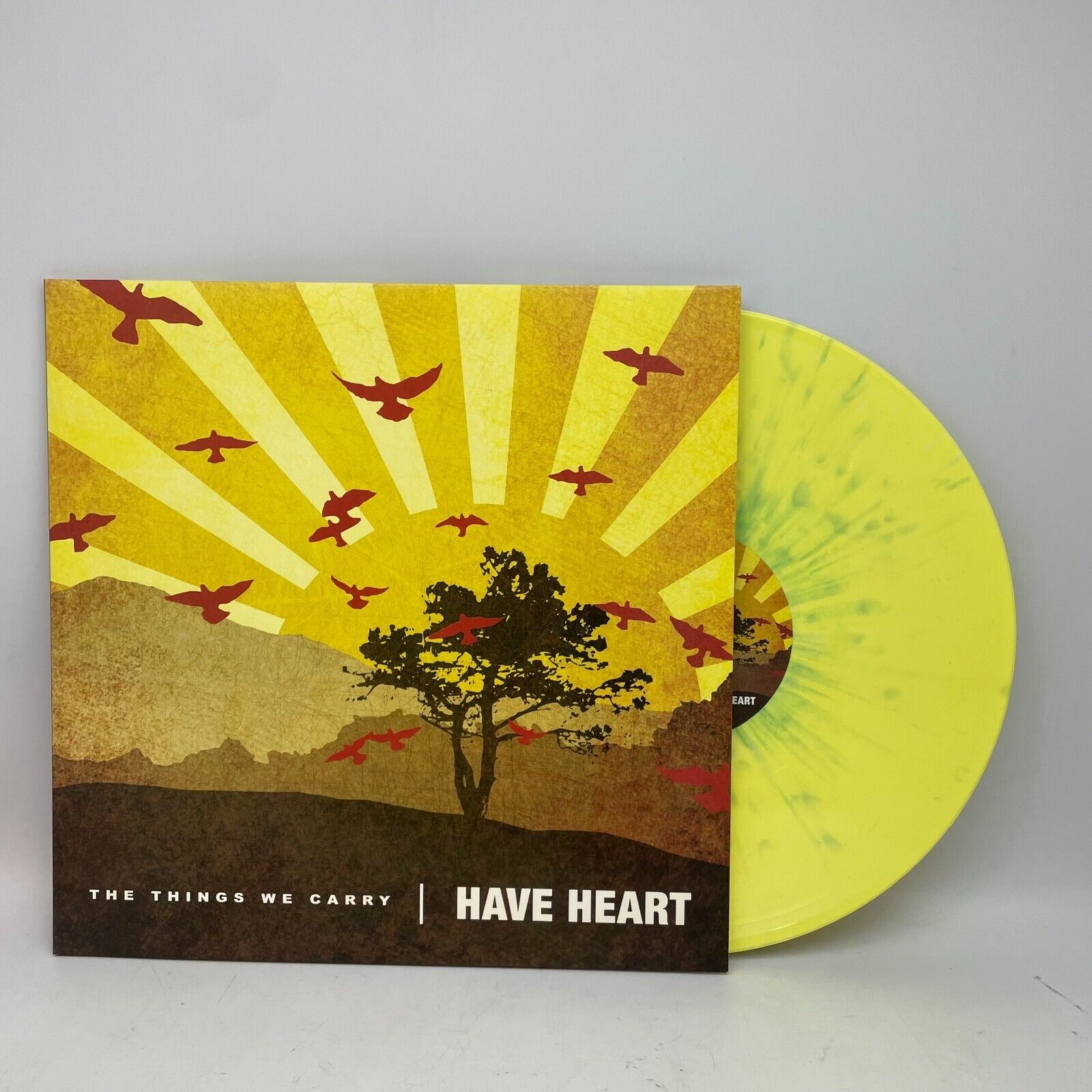 Have Heart The Things We Carry Vinyl LP OG US 2006 Yellow/Green Splatter NM/NM