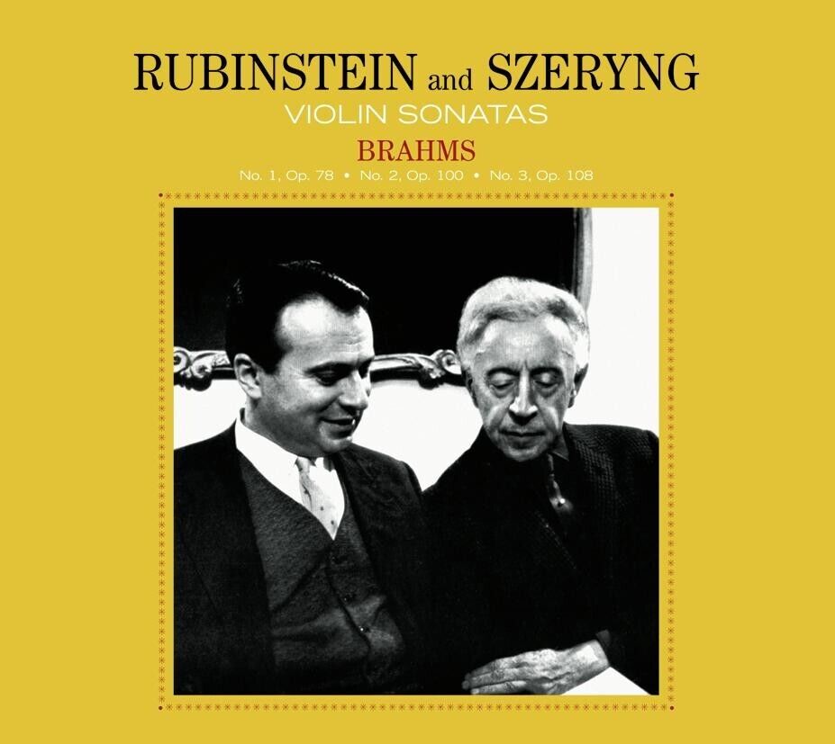 Arthur Rubinstein and Henryk Szeryng: Johannes Brahms Violin Sonatas (CD)