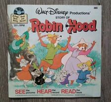 Disney The Story of Robin Hood Read Along Book & Record 33 RPM picture