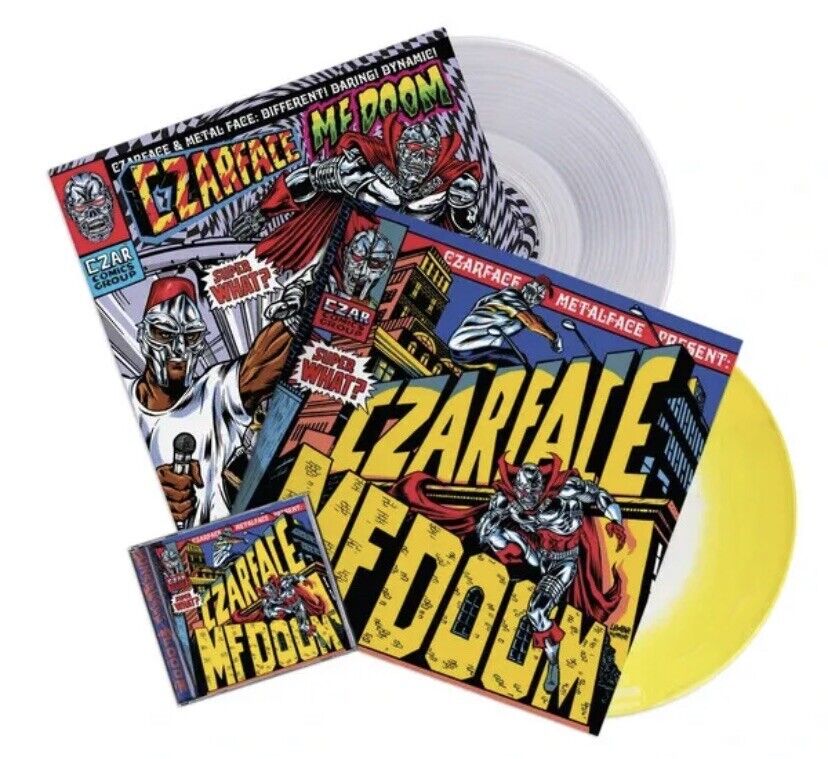CZARFACE x MF DOOM Super What? Vinyl CD Comic Book Bundle Yellow Sunburst /1000