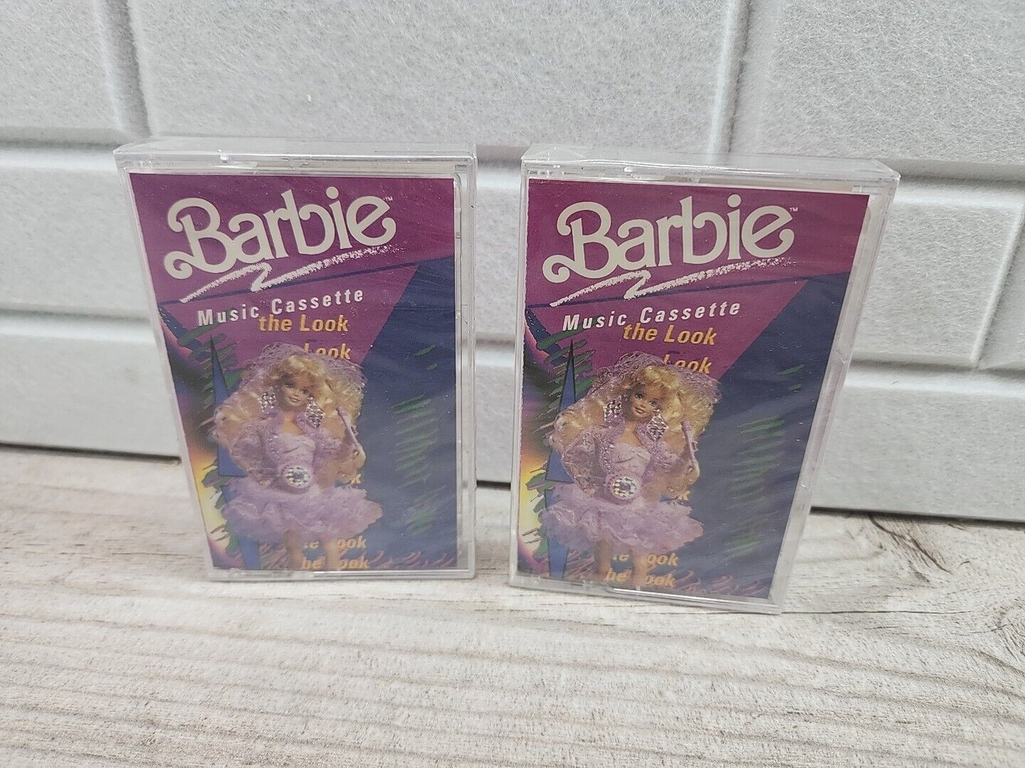 1990 Barbie The Look Cassette Tape Rincon Sealed Lot Of 2 New