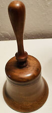 Vintage Music Box Wooden Bell Handmade Edison Dilller Ohio How Great Thou Are picture