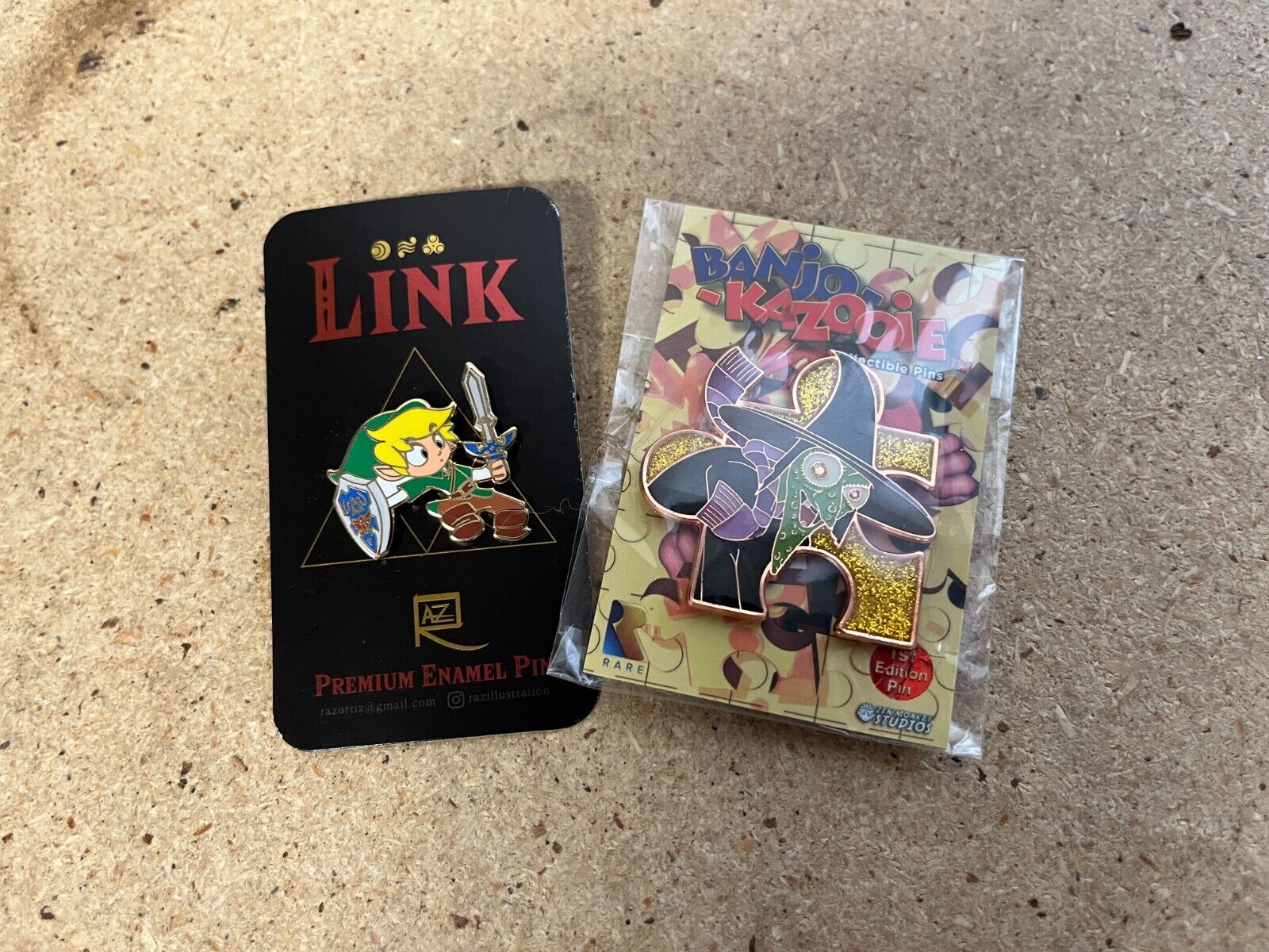 Banjo-Kazooie Gruntilda Jiggy Pin Link Legend Of Zelda Pin C69
