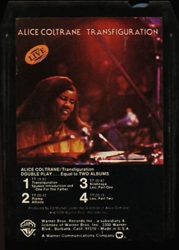 8-Track Alice Coltrane‎ - Transfiguration VG HTF 8-Track Mix 