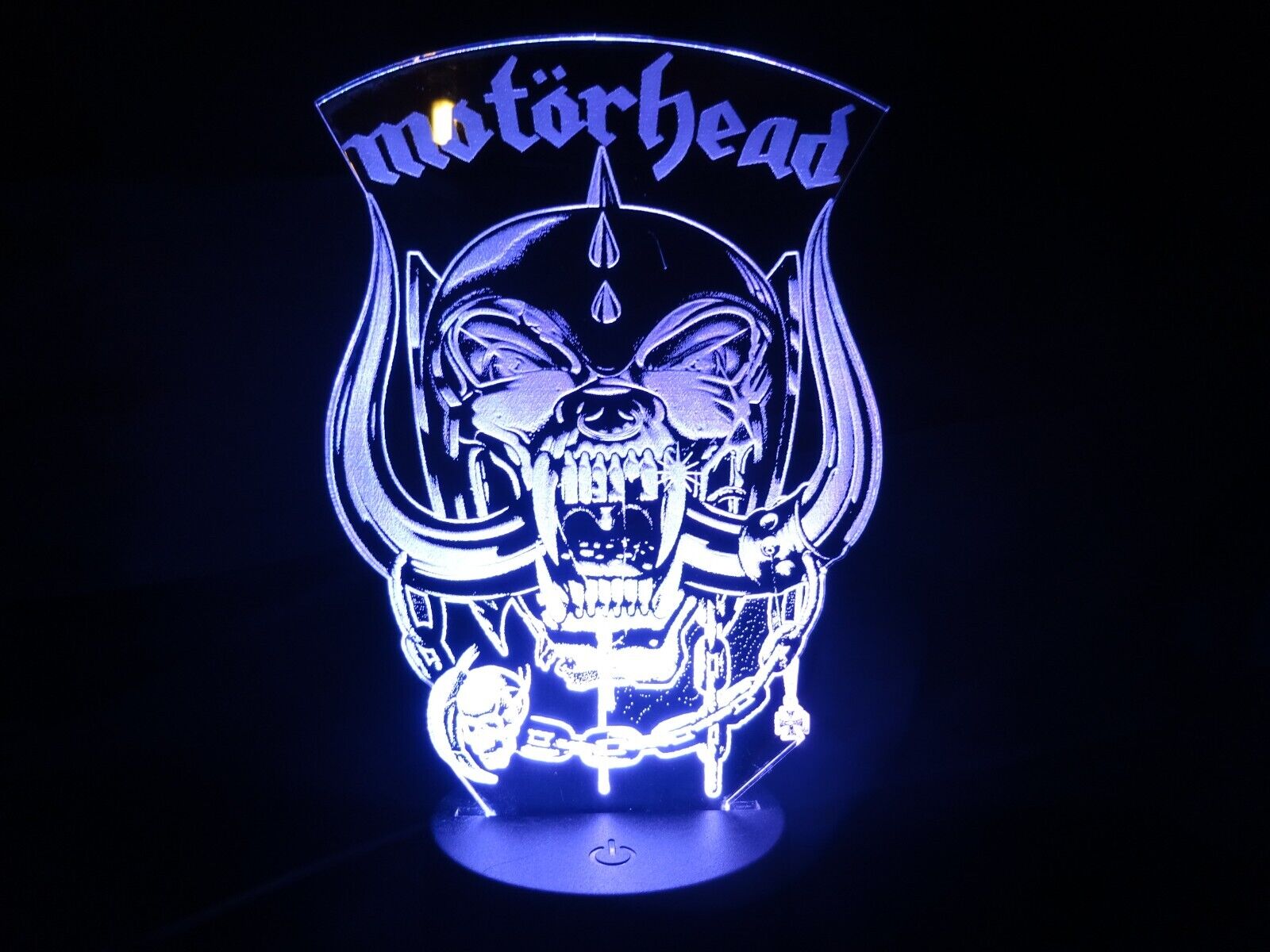 Motorhead Light Engraved Acrylic LED Lamp neon sign