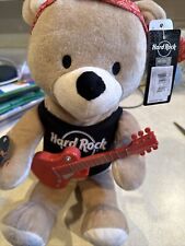 Hard Rock Rockin Rob Animated Singing Teddy Bear Guitar “Rock n Roll All Nite” picture