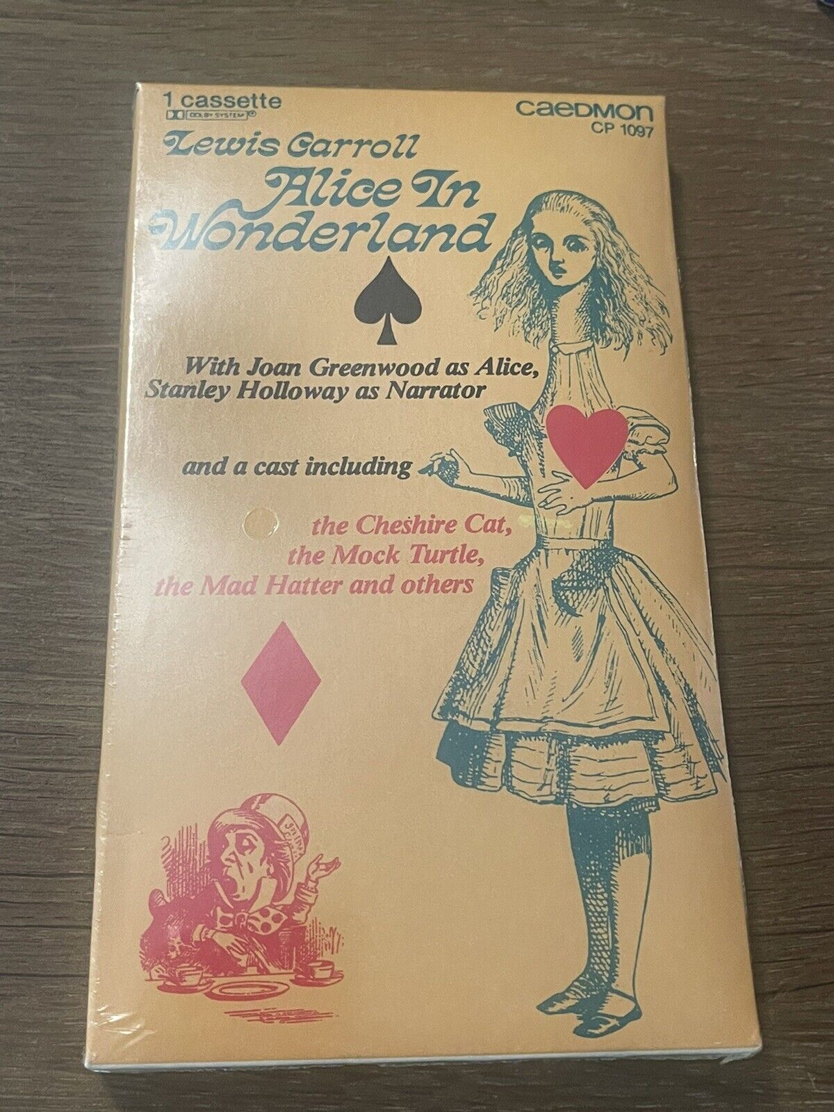 Vintage 1979 Lewis Carroll Alice In Wonderland Sealed NIB New Cassette Tape