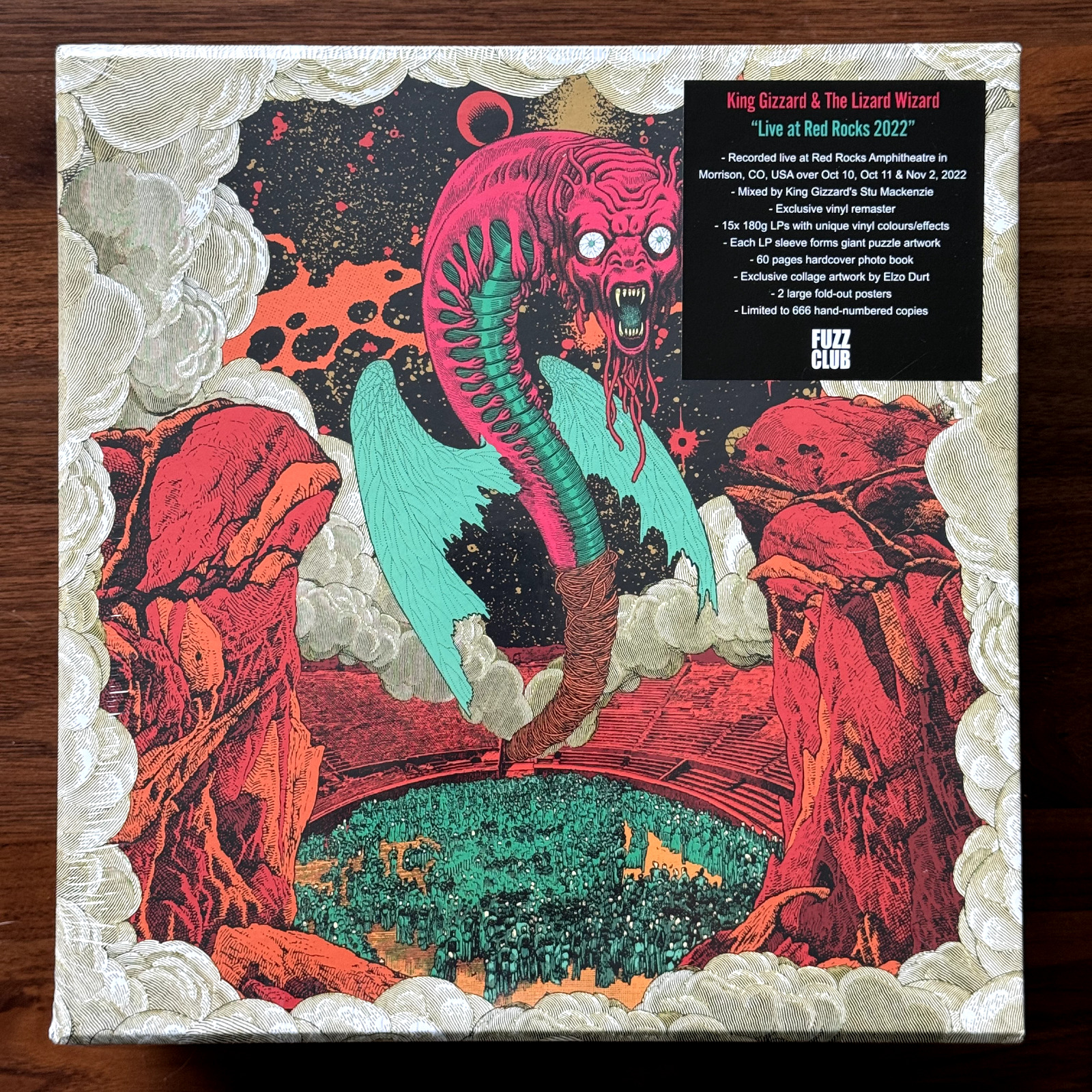 King Gizzard And The Lizard Wizard – Live At Red Rocks 2022 - 15xLP Boxset X/666