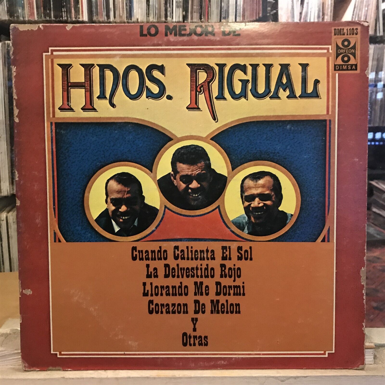 [LATIN]~EXC LP~Los HERMANOS RIGUAL~Lo Mejor De Los Hermanos Rigual~[1978~ORFEON]