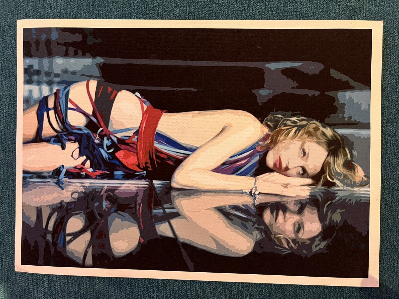 Kylie Minogue - Digital Pop Art By Besture Art Collection Signed Print 21x30cm