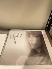 Taylor Swift Tortured Poets Department Vinyl Signed Photo WITH PERFECT HEART picture