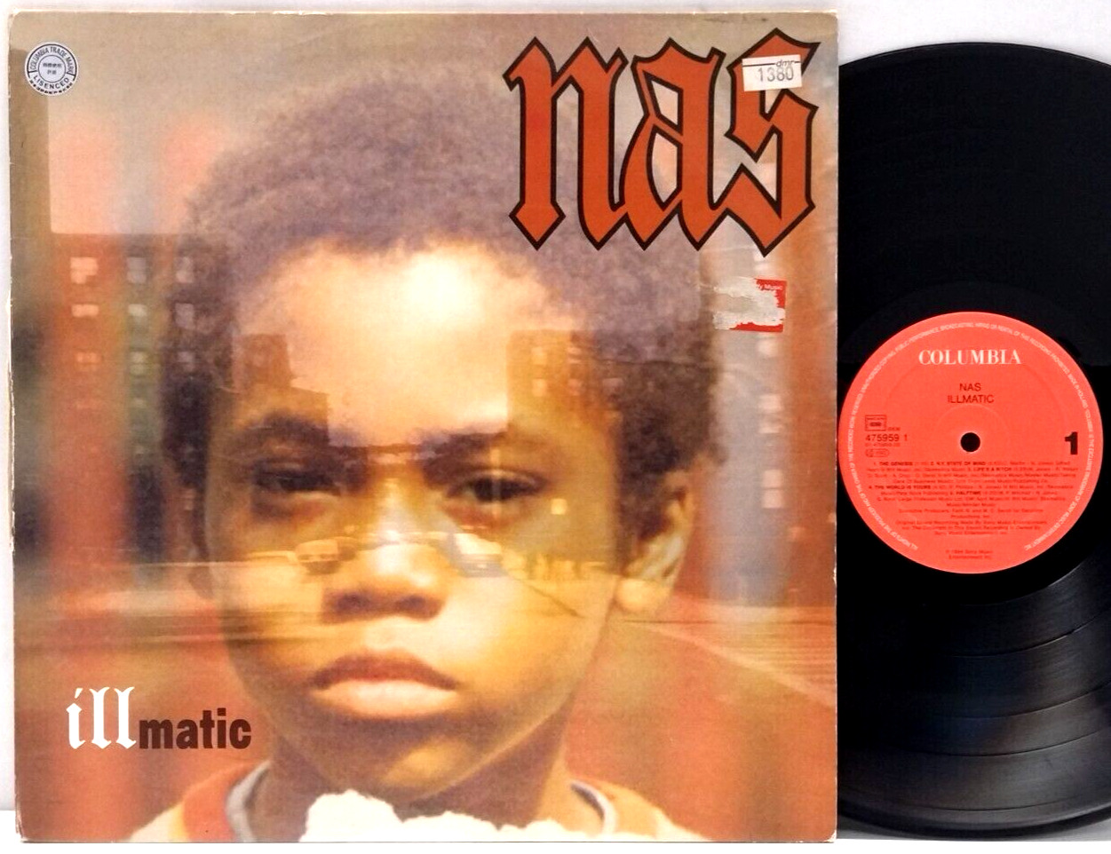 Nas - Illmatic LP 1994 EU ORIG Columbia The Firm AZ Jay-Z Cormega Foxy Brown