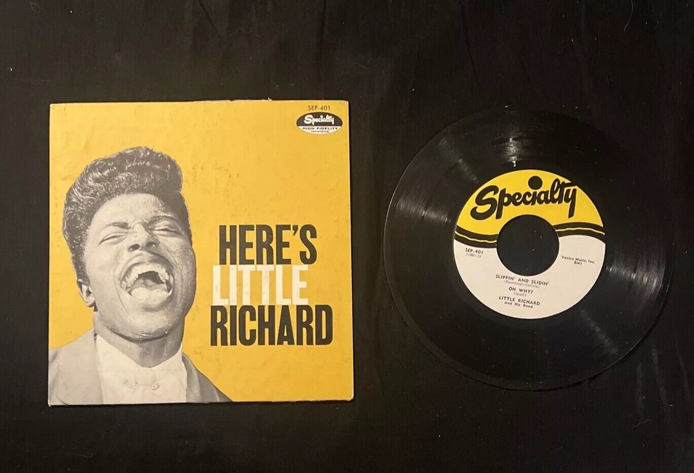 Little Richard  HERE'S LITTLE RICHARD (R&R 45) EP 401  VG