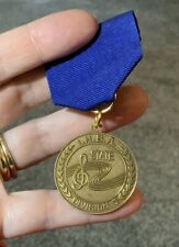 Vintage Illinois High School Association Music Medal 1st Place Ribbon IHSA Div.1 picture