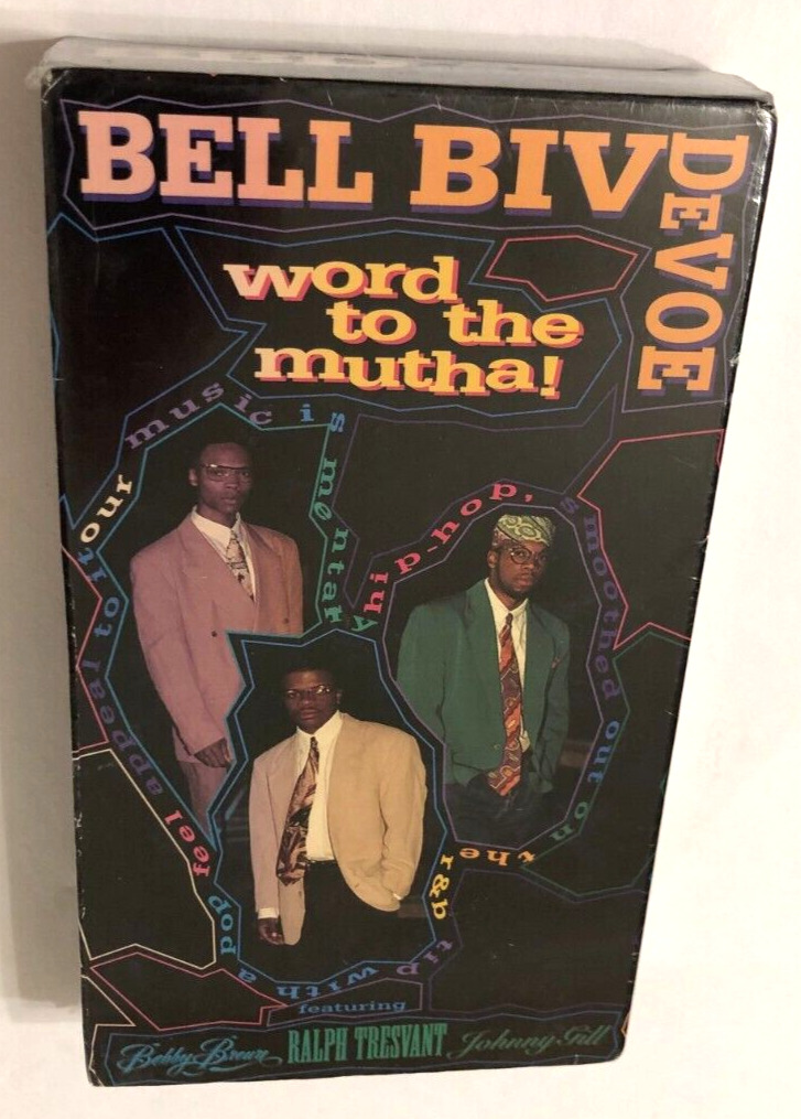 BELL BIV DeVOE Word to Mutha Bobby Brown Hip-Hop MCA 1991 Vintage Tape VHS New