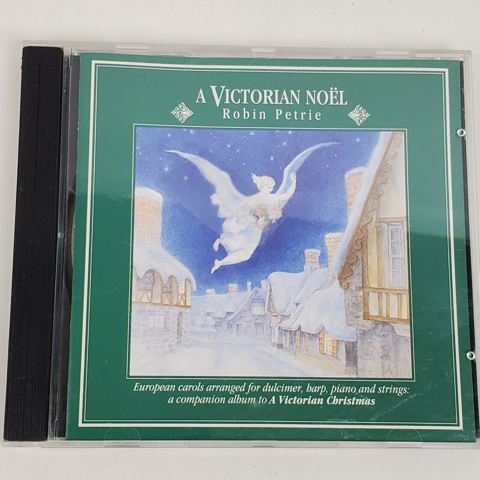 Vintage 1994 Victorian Noel European Carols Harp Piano & Strings Audio CD