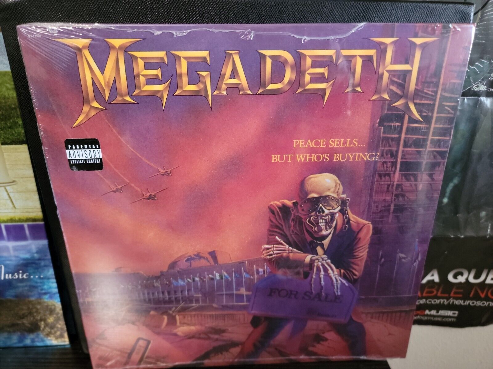Factory Sealed MEGADETH-MEGADETH:PEACE SELLS...BUT WHOS BUYING