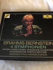 Brahms Bernstein 4 Symphonien  Haydn-Variation CD Box Set picture