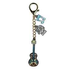 Disney Loungefly COCO FLAIR BAG CHARM -sugar skull, guitar, NEW w tags picture
