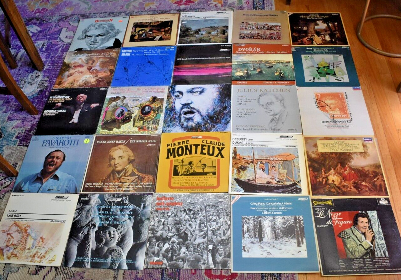 Lot of 25   Classical LP\'s ALL  ON LONDON