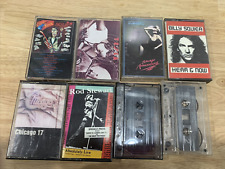 Lot of 8 rock cassettes Tesla Scorpions Billy Squire Motley Crue Dokken  picture