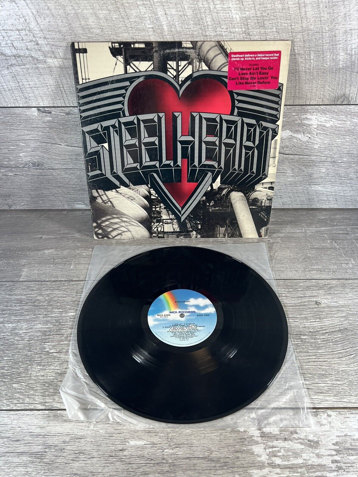 Vintage Steelheart, Steelheart. Vinyl LP. 1990 MCA Records.