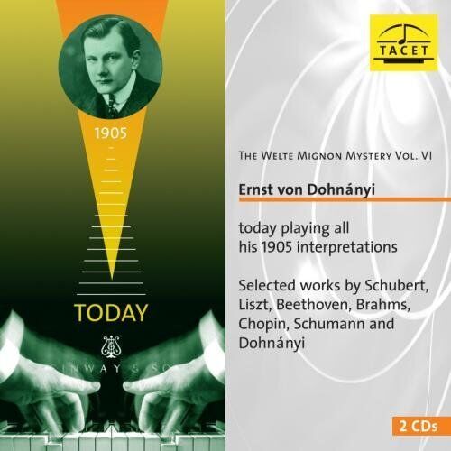 Various Composers Ernst Von Dohnanyi Playing His 1905 Interpretations (CD) Album