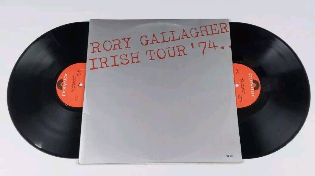 Rory Gallagher Irish Tour '74 Double LP Vinyl Records PD2-9501 Polydor Record