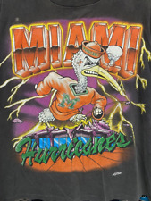 Vintage 90s Miami Hurricanes Capitol Graphic Shirt S-5XL picture