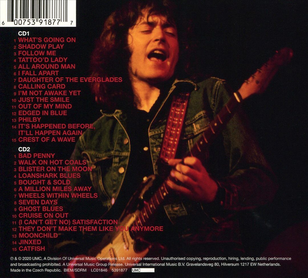 THE BEST OF RORY GALLAGHER [10/9] * NEW CD