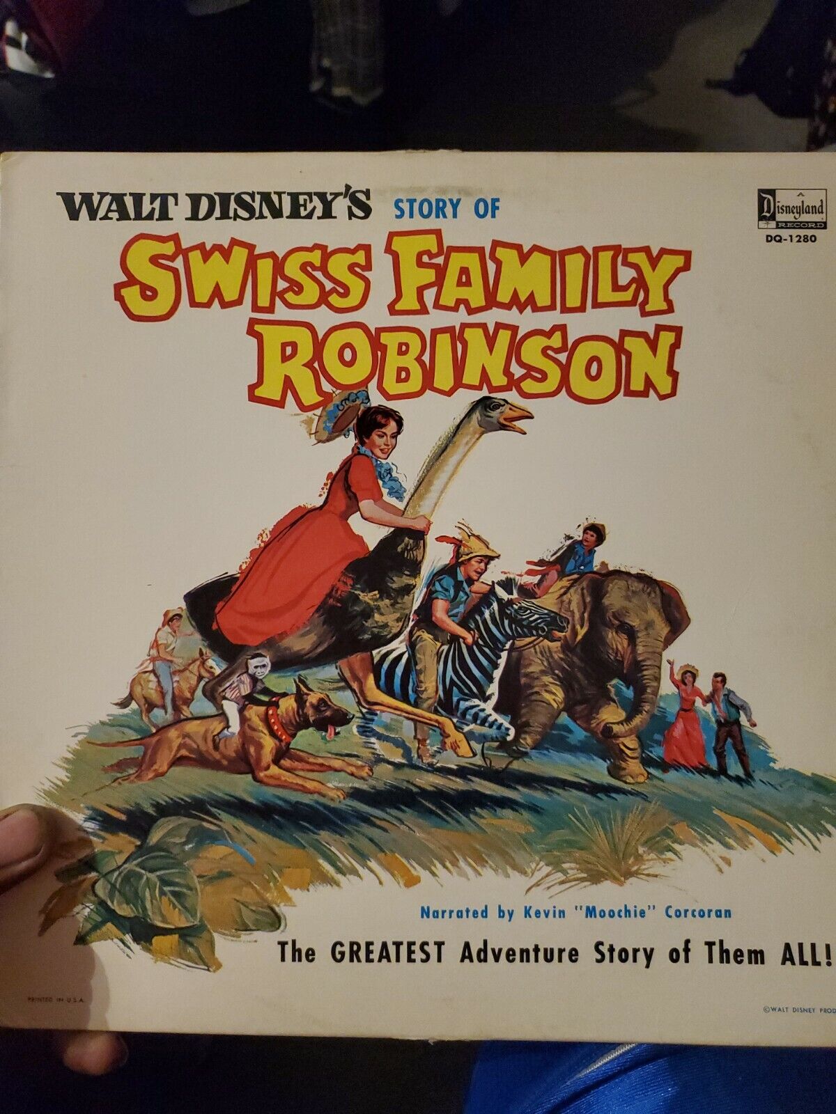 Walt Disney’s Story Of Swiss Family Robinson LP 1967