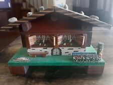 Vintage Edelweiss R.B.Swiss Chalet Wood House Music Box *Works