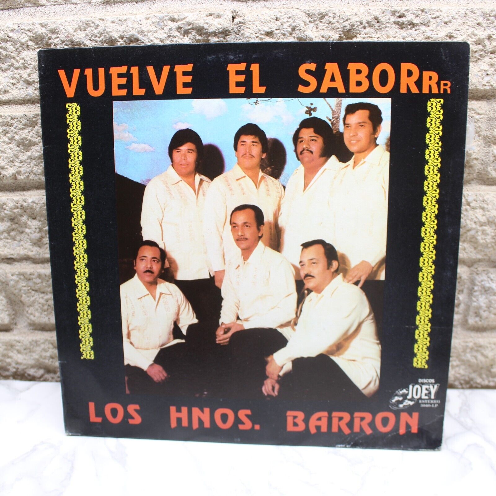 Los Hermanos Barron Vuelve El Saborrr Vinyl Record LP VG+ Album Rare