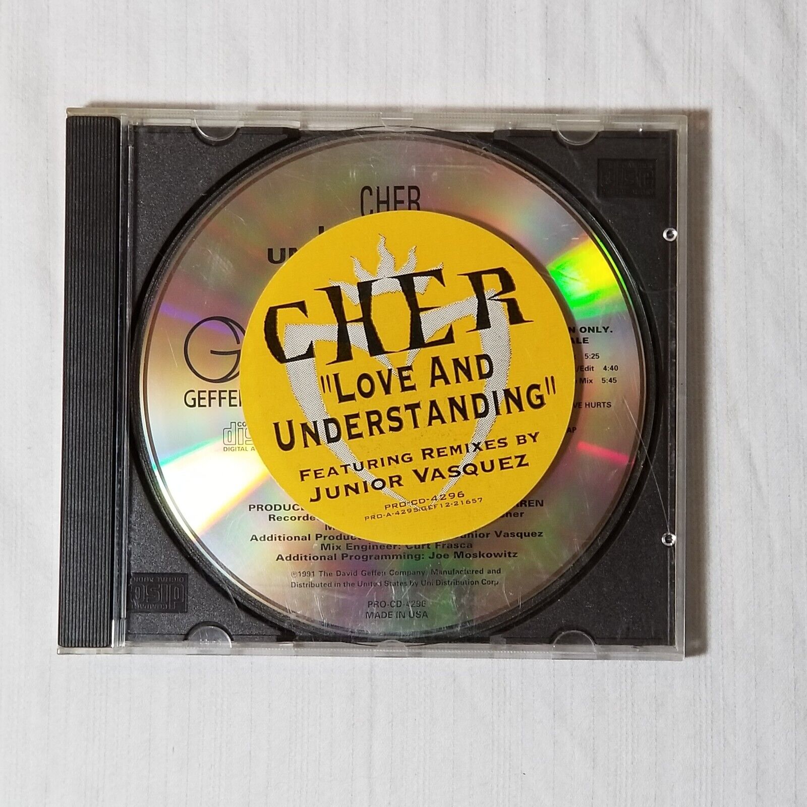 CHER Love And Understanding Promo CD Single & 12\