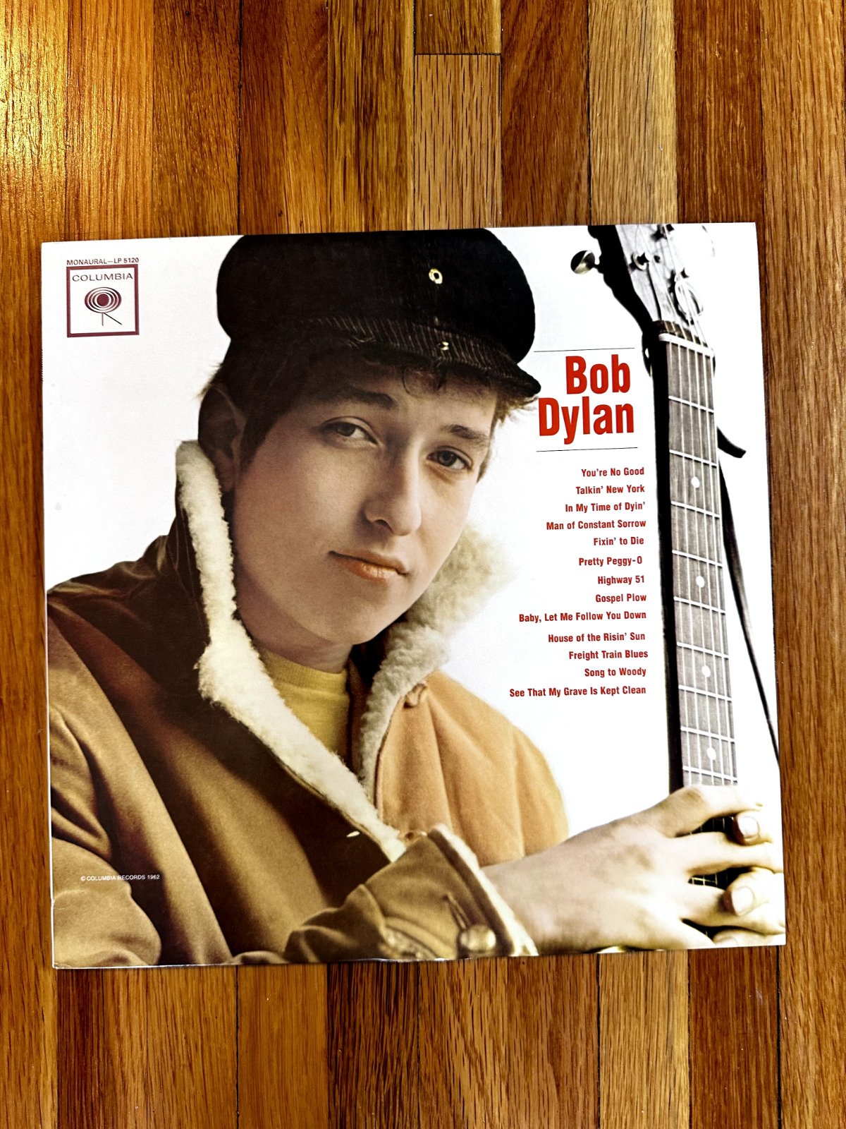 BOB DYLAN s/t CL1779 2i Mono LP Vinyl VG near+ Cover VG near+ 1962 VINTAGE 