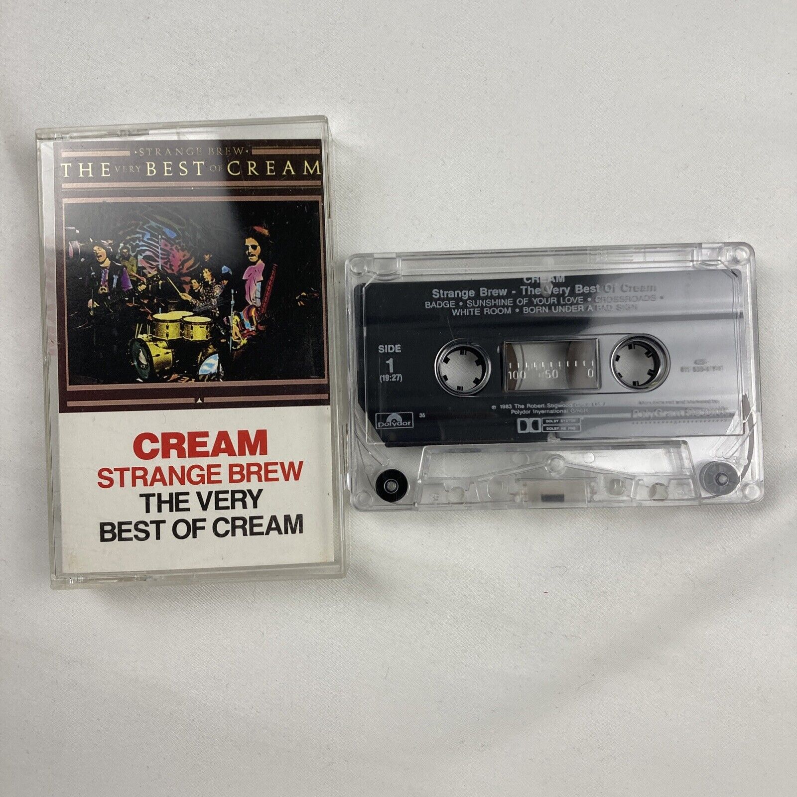 Cream: Strange Brew The Very Best (Cassette Tape, 1998 Polydor) Acid, Blues Rock