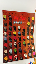 GUITAR PLAYER POSTER - 100 PICKS OF THE STARS POSTER - 2 SIDED  11X17 . a2 picture
