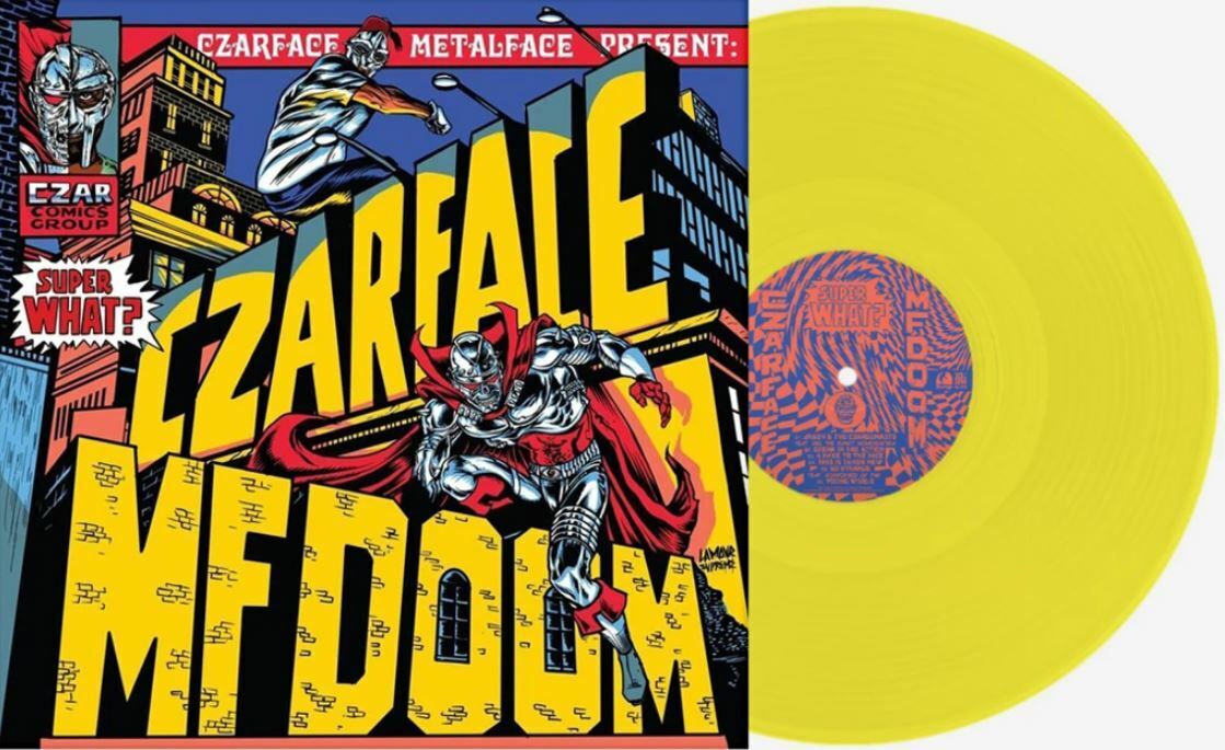 Czarface Metal Face MF Doom Super What Exclusive Yellow Colored Vinyl LP x/2500