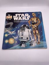 Vintage Star Wars Read-A-Long Book and Vinyl Record 33 1/3 #450 Buena Vista picture
