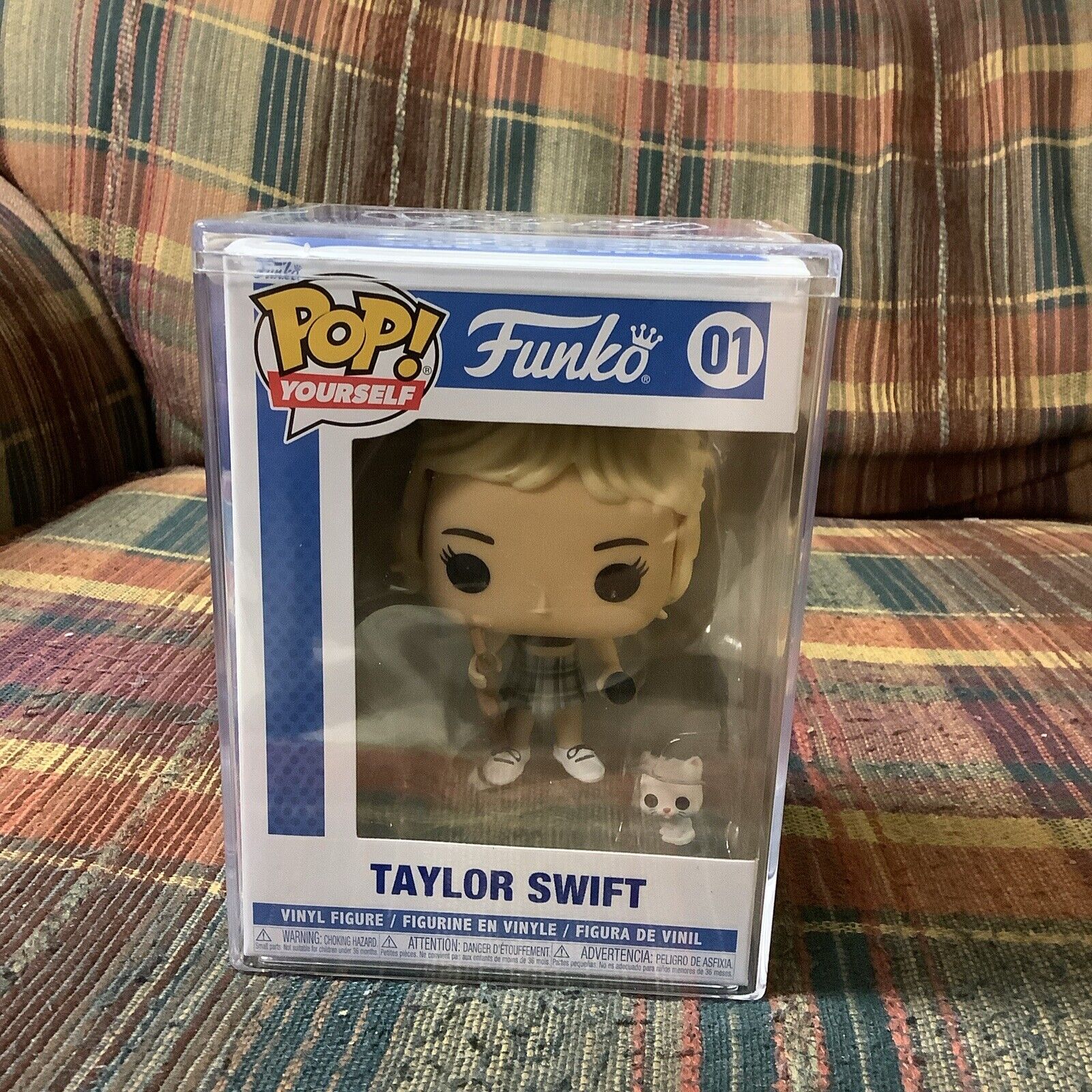 Taylor Swift Funko Pop With Guitar/Mic & Benjamin Button In Hard Stack Protector